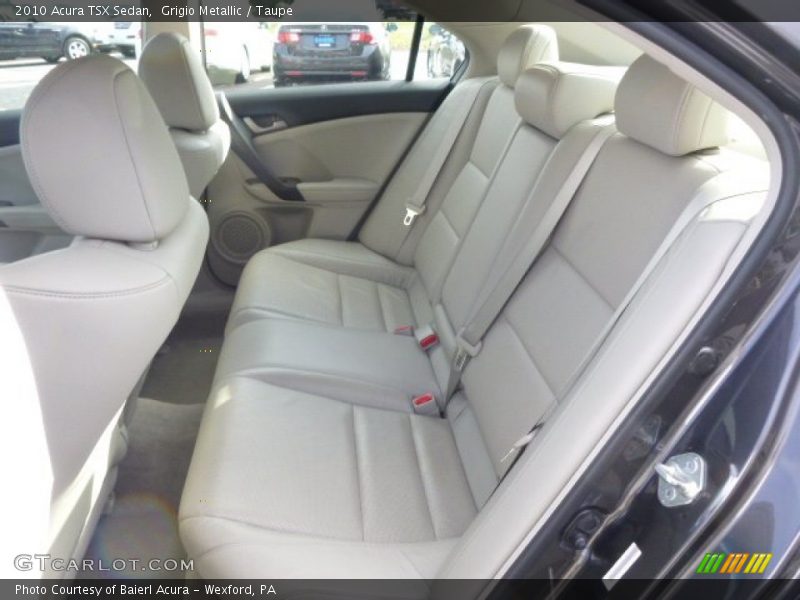 Grigio Metallic / Taupe 2010 Acura TSX Sedan