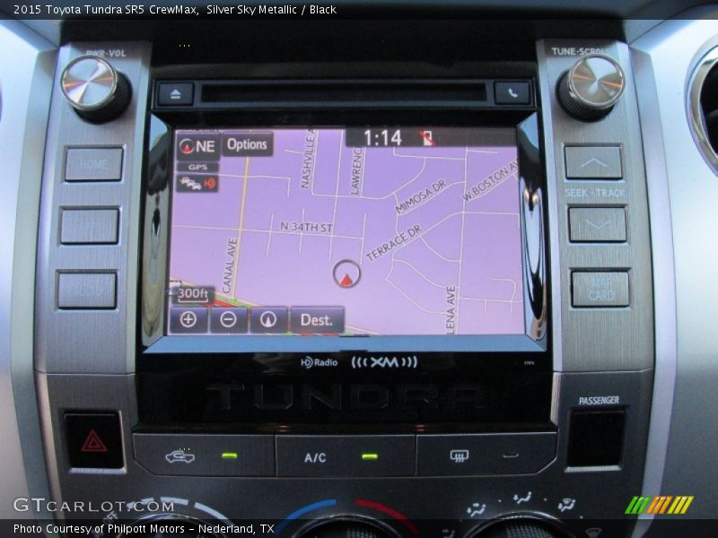 Silver Sky Metallic / Black 2015 Toyota Tundra SR5 CrewMax