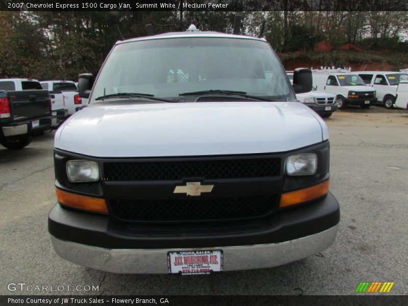 Summit White / Medium Pewter 2007 Chevrolet Express 1500 Cargo Van