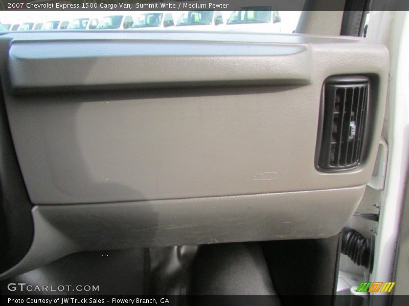 Summit White / Medium Pewter 2007 Chevrolet Express 1500 Cargo Van
