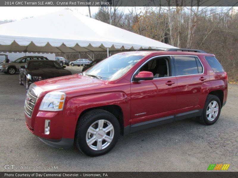 Crystal Red Tintcoat / Jet Black 2014 GMC Terrain SLE AWD