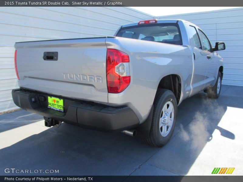 Silver Sky Metallic / Graphite 2015 Toyota Tundra SR Double Cab