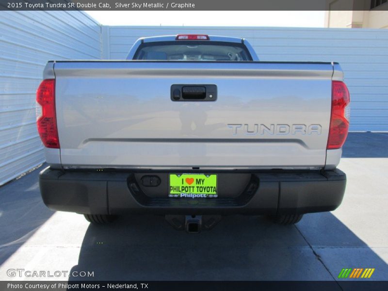 Silver Sky Metallic / Graphite 2015 Toyota Tundra SR Double Cab