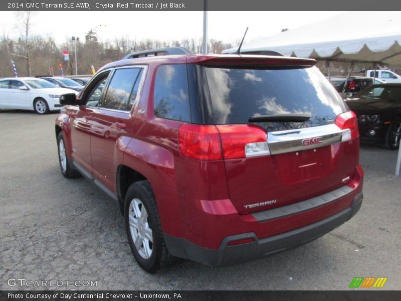 Crystal Red Tintcoat / Jet Black 2014 GMC Terrain SLE AWD
