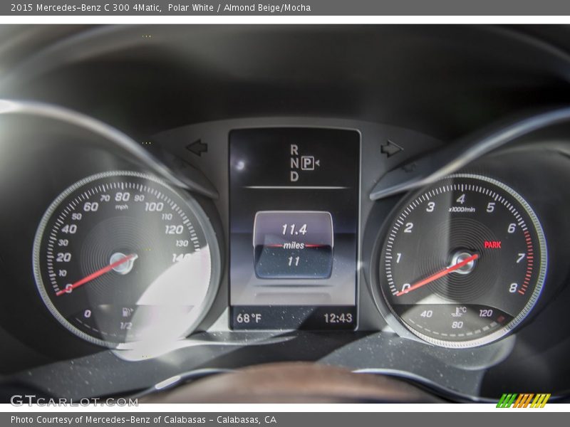 Polar White / Almond Beige/Mocha 2015 Mercedes-Benz C 300 4Matic
