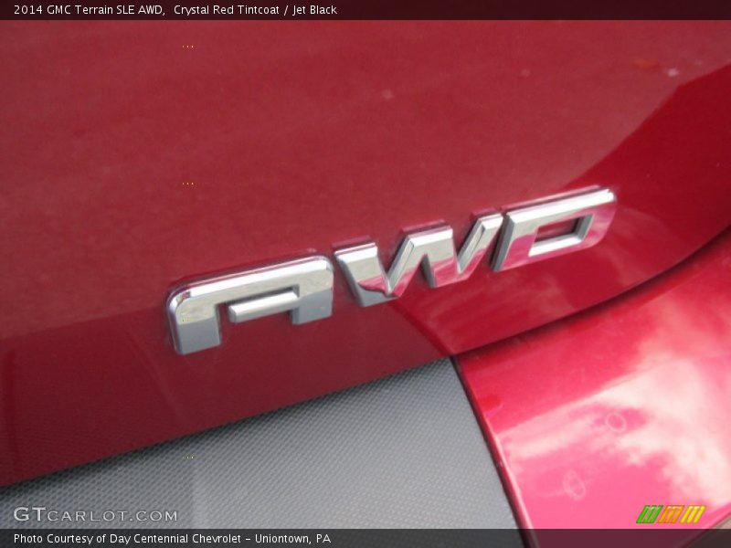 Crystal Red Tintcoat / Jet Black 2014 GMC Terrain SLE AWD