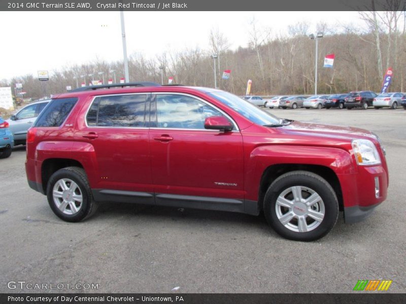 Crystal Red Tintcoat / Jet Black 2014 GMC Terrain SLE AWD