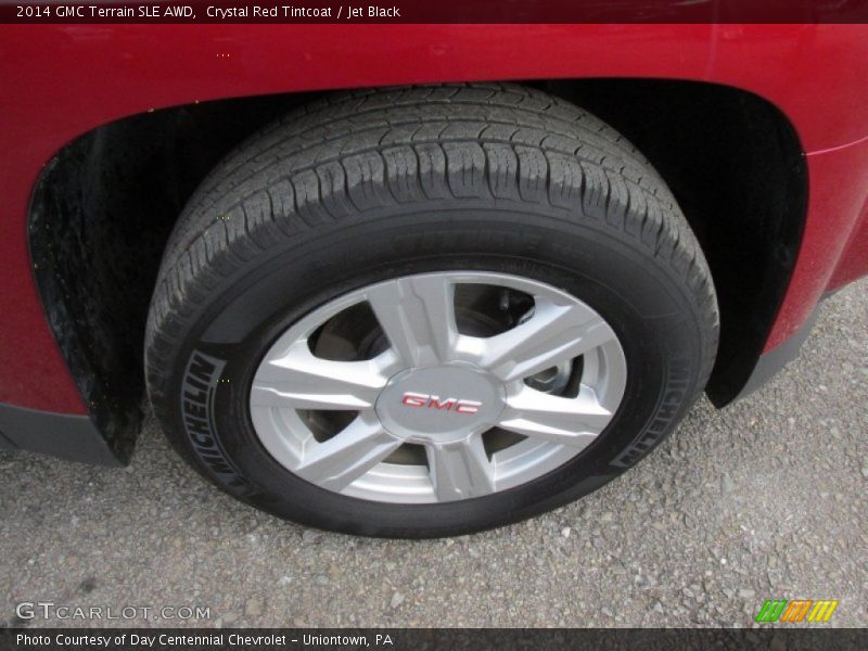 Crystal Red Tintcoat / Jet Black 2014 GMC Terrain SLE AWD