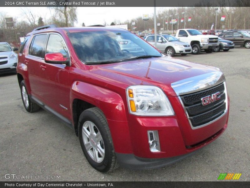 Crystal Red Tintcoat / Jet Black 2014 GMC Terrain SLE AWD