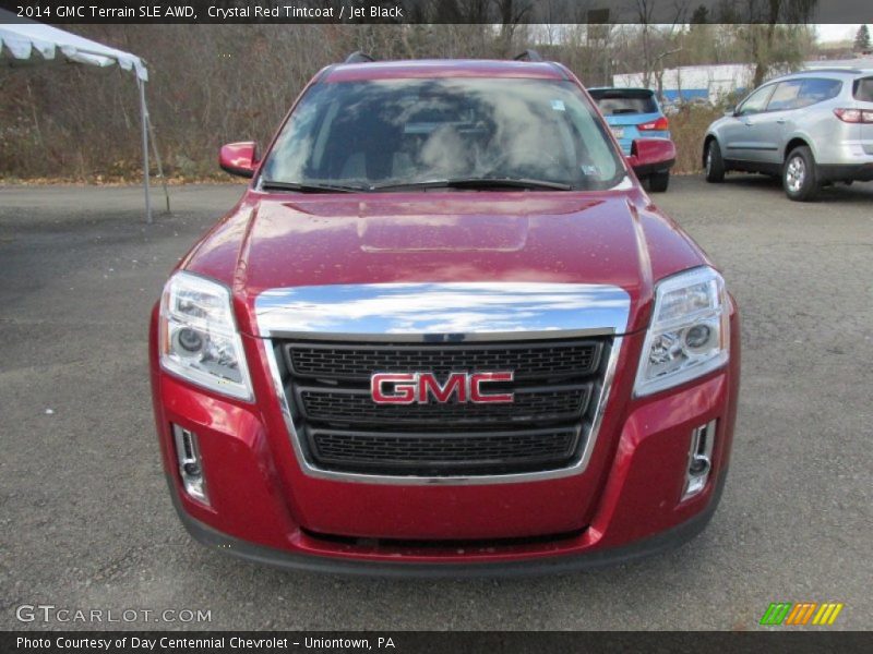 Crystal Red Tintcoat / Jet Black 2014 GMC Terrain SLE AWD