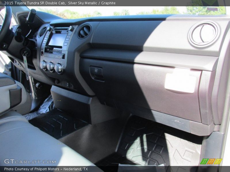 Silver Sky Metallic / Graphite 2015 Toyota Tundra SR Double Cab