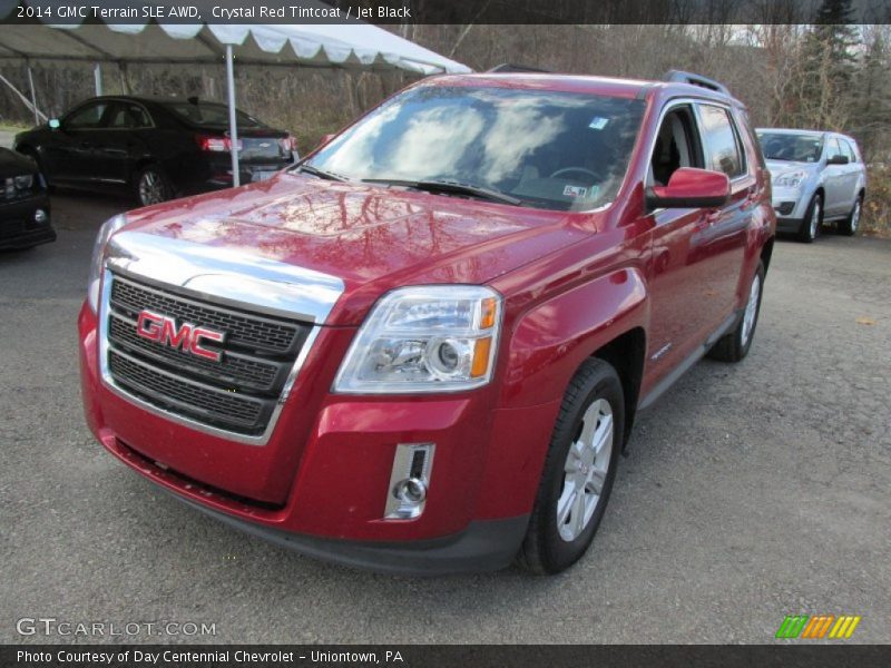 Crystal Red Tintcoat / Jet Black 2014 GMC Terrain SLE AWD