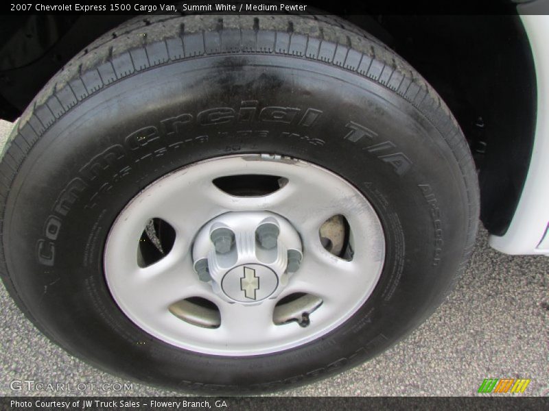 Summit White / Medium Pewter 2007 Chevrolet Express 1500 Cargo Van