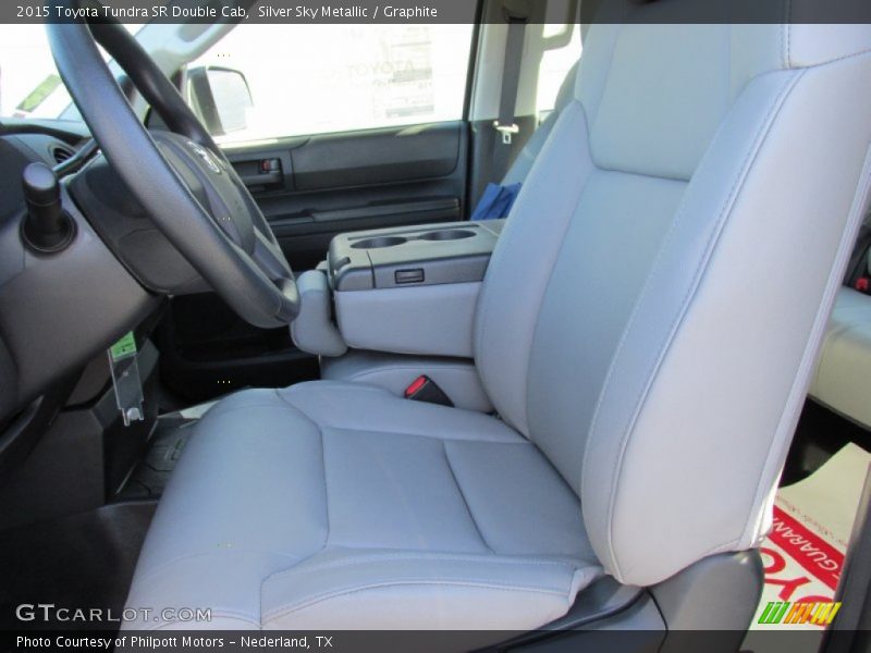 Silver Sky Metallic / Graphite 2015 Toyota Tundra SR Double Cab
