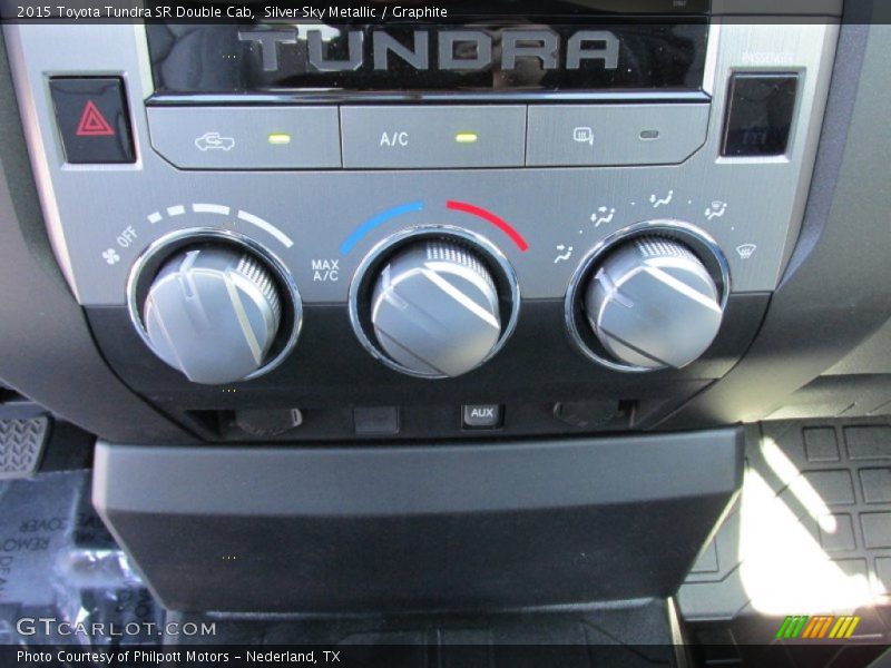 Silver Sky Metallic / Graphite 2015 Toyota Tundra SR Double Cab