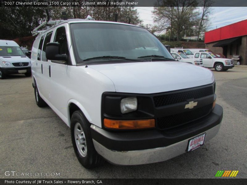 Summit White / Medium Pewter 2007 Chevrolet Express 1500 Cargo Van
