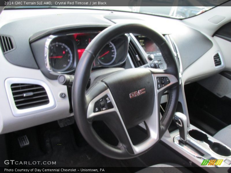 Crystal Red Tintcoat / Jet Black 2014 GMC Terrain SLE AWD