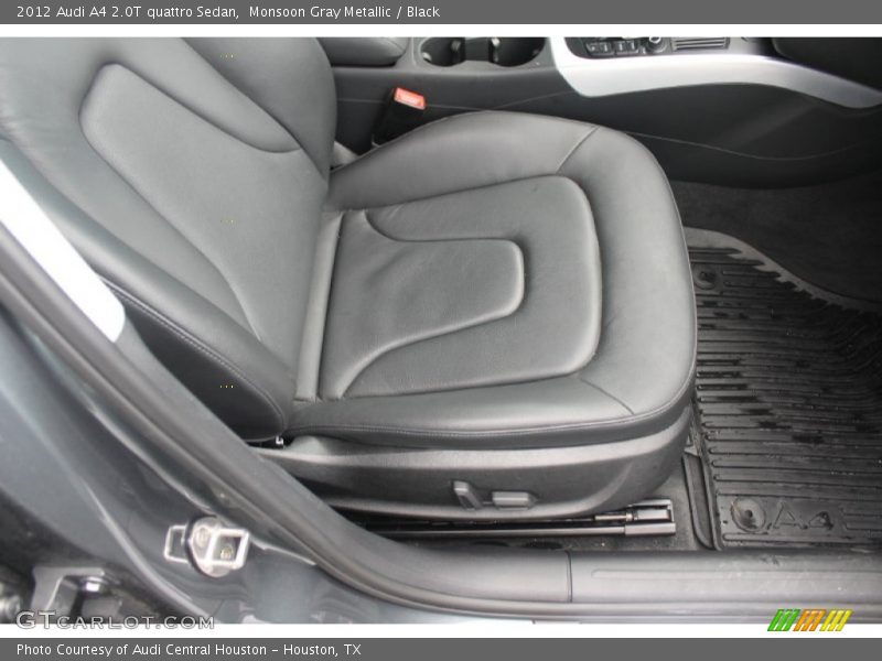 Monsoon Gray Metallic / Black 2012 Audi A4 2.0T quattro Sedan