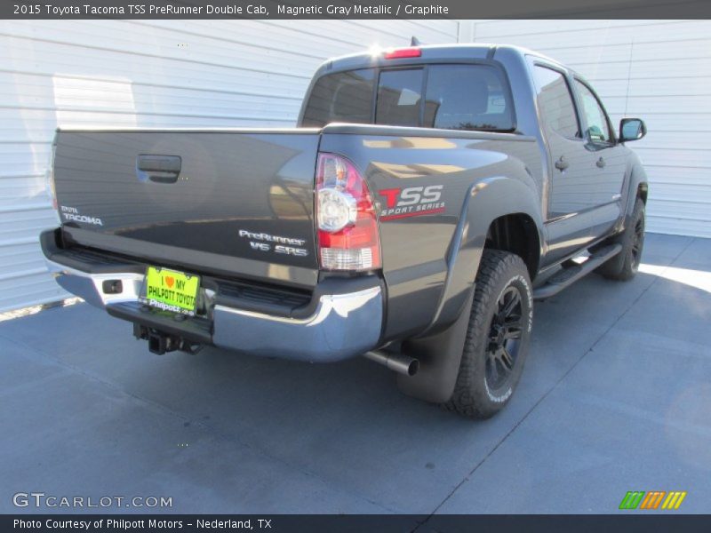 Magnetic Gray Metallic / Graphite 2015 Toyota Tacoma TSS PreRunner Double Cab