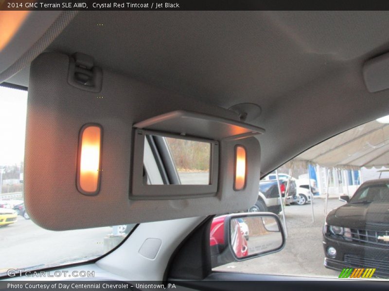 Crystal Red Tintcoat / Jet Black 2014 GMC Terrain SLE AWD