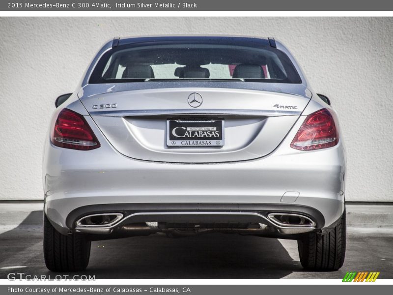 Iridium Silver Metallic / Black 2015 Mercedes-Benz C 300 4Matic