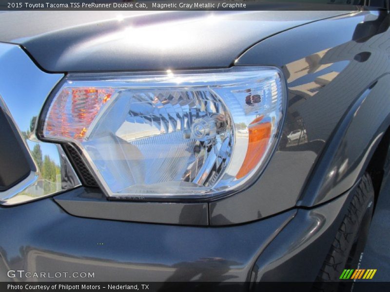 Magnetic Gray Metallic / Graphite 2015 Toyota Tacoma TSS PreRunner Double Cab