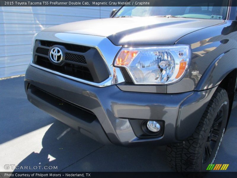 Magnetic Gray Metallic / Graphite 2015 Toyota Tacoma TSS PreRunner Double Cab