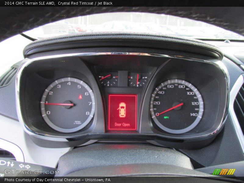 Crystal Red Tintcoat / Jet Black 2014 GMC Terrain SLE AWD