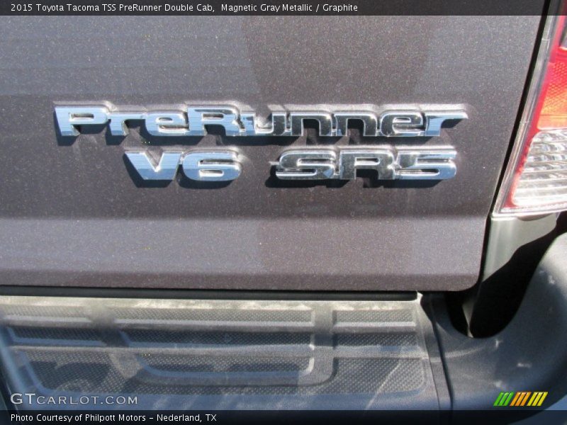 Magnetic Gray Metallic / Graphite 2015 Toyota Tacoma TSS PreRunner Double Cab