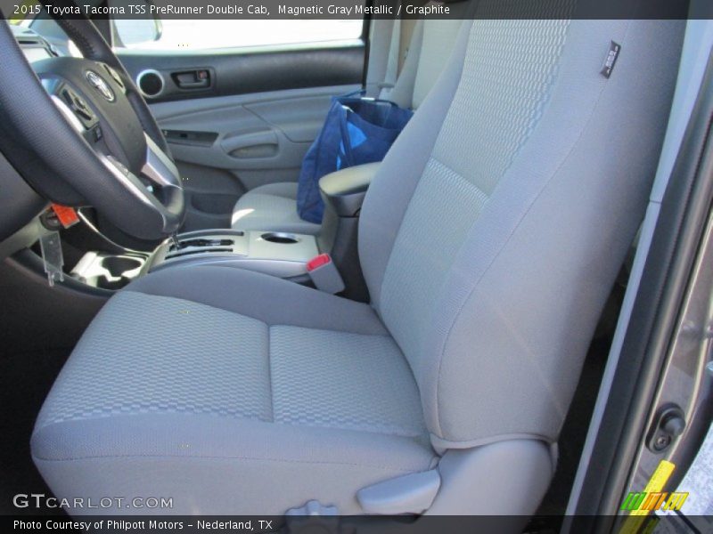 Magnetic Gray Metallic / Graphite 2015 Toyota Tacoma TSS PreRunner Double Cab