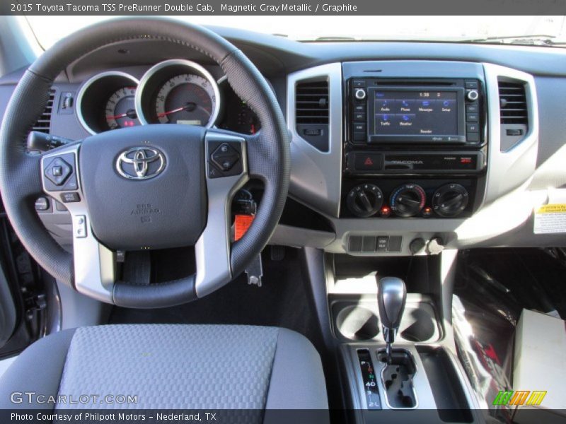 Magnetic Gray Metallic / Graphite 2015 Toyota Tacoma TSS PreRunner Double Cab