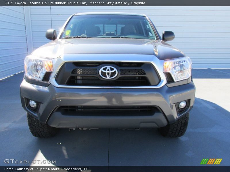 Magnetic Gray Metallic / Graphite 2015 Toyota Tacoma TSS PreRunner Double Cab