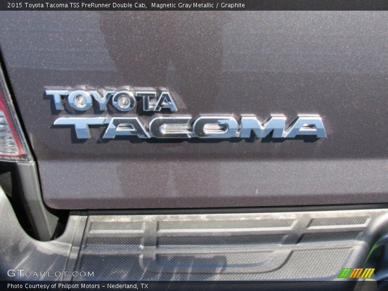 Magnetic Gray Metallic / Graphite 2015 Toyota Tacoma TSS PreRunner Double Cab
