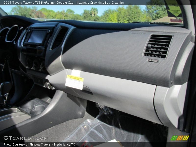 Magnetic Gray Metallic / Graphite 2015 Toyota Tacoma TSS PreRunner Double Cab
