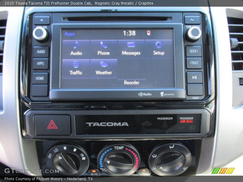 Magnetic Gray Metallic / Graphite 2015 Toyota Tacoma TSS PreRunner Double Cab