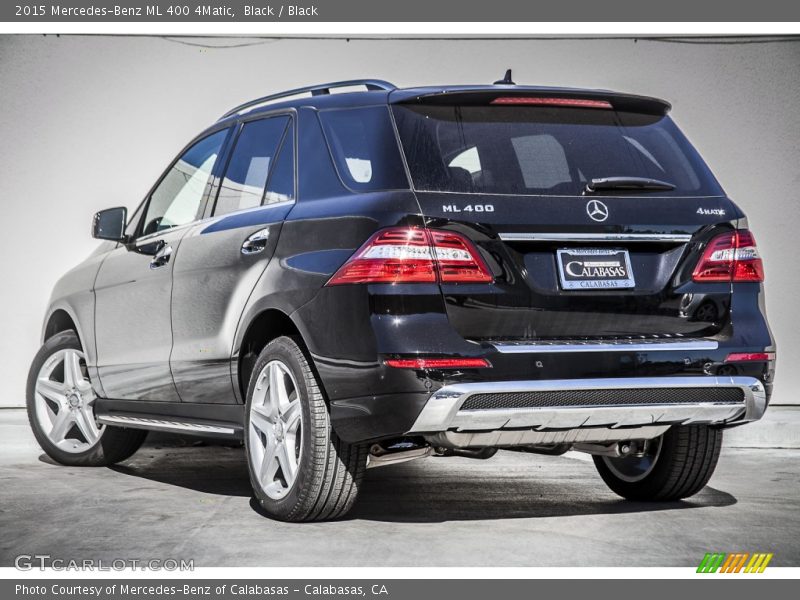 Black / Black 2015 Mercedes-Benz ML 400 4Matic