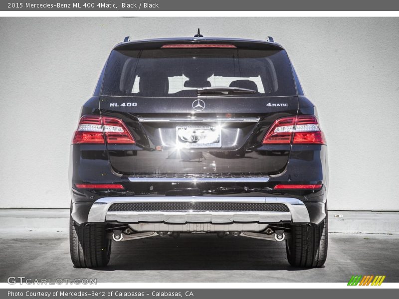 Black / Black 2015 Mercedes-Benz ML 400 4Matic