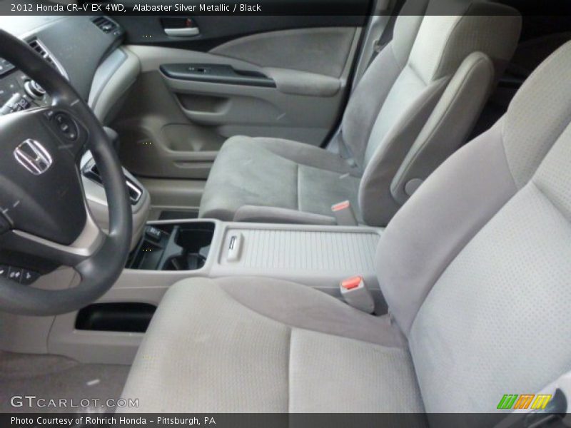 Alabaster Silver Metallic / Black 2012 Honda CR-V EX 4WD