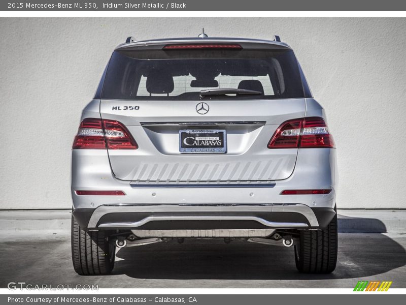 Iridium Silver Metallic / Black 2015 Mercedes-Benz ML 350