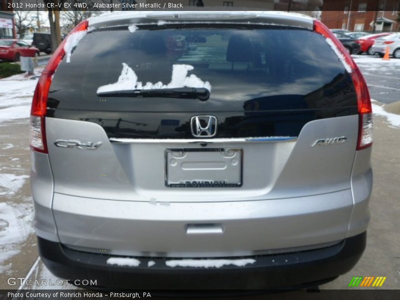 Alabaster Silver Metallic / Black 2012 Honda CR-V EX 4WD