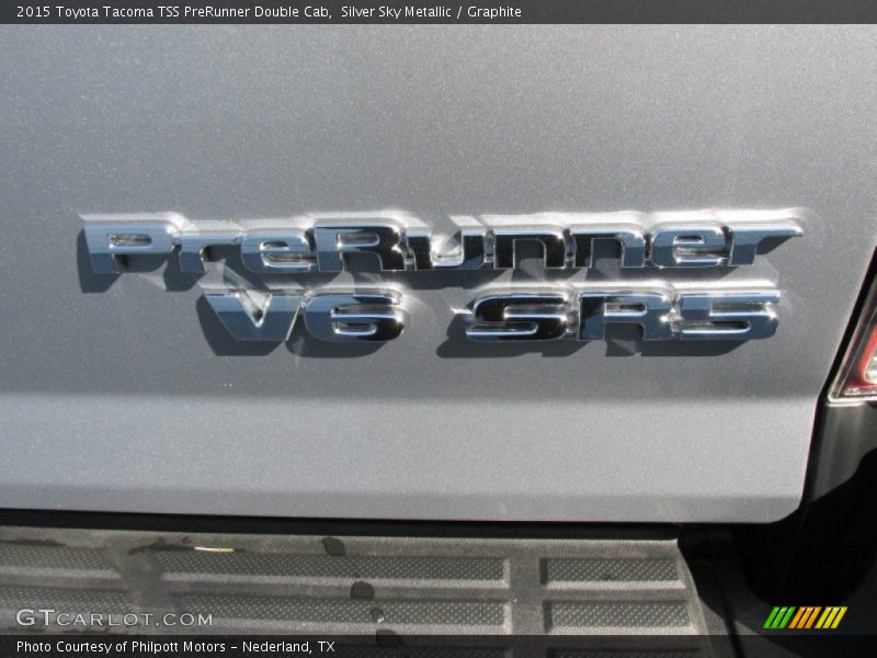Silver Sky Metallic / Graphite 2015 Toyota Tacoma TSS PreRunner Double Cab