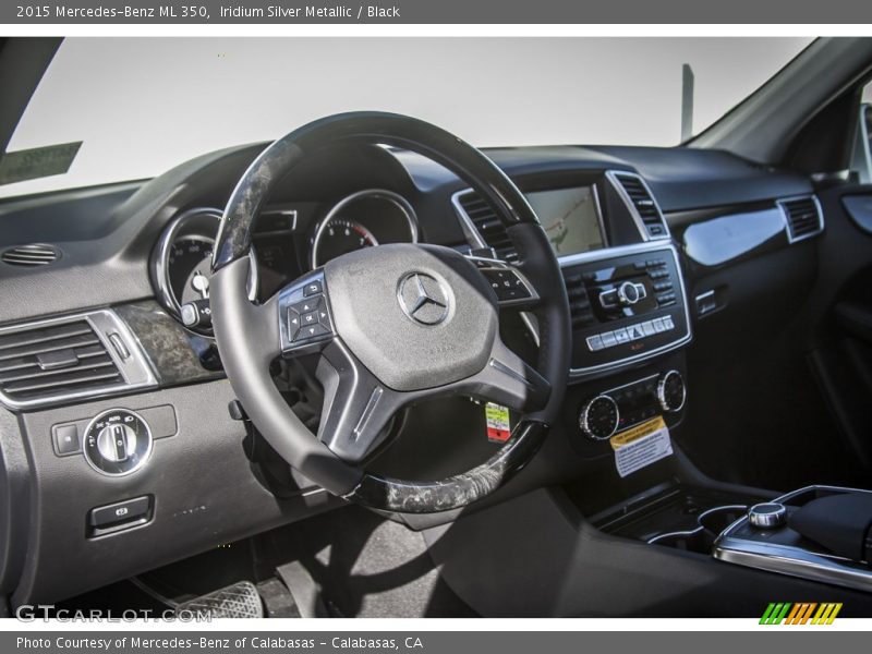 Iridium Silver Metallic / Black 2015 Mercedes-Benz ML 350