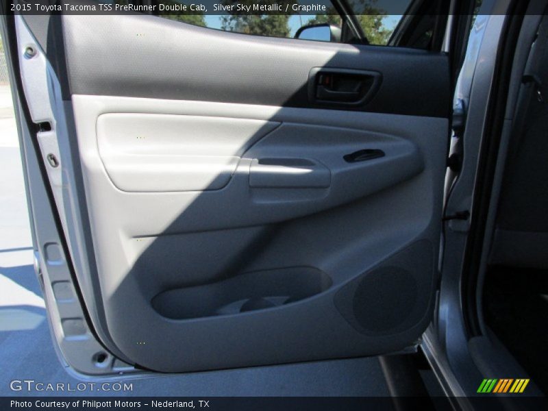 Silver Sky Metallic / Graphite 2015 Toyota Tacoma TSS PreRunner Double Cab