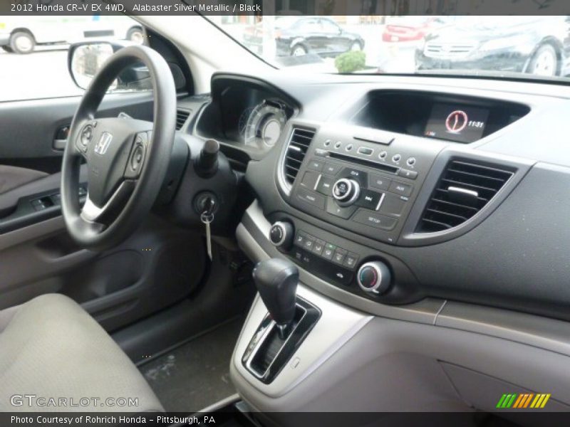 Alabaster Silver Metallic / Black 2012 Honda CR-V EX 4WD