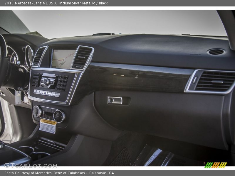 Iridium Silver Metallic / Black 2015 Mercedes-Benz ML 350