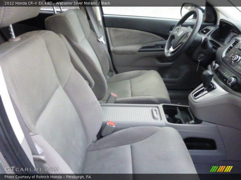 Alabaster Silver Metallic / Black 2012 Honda CR-V EX 4WD