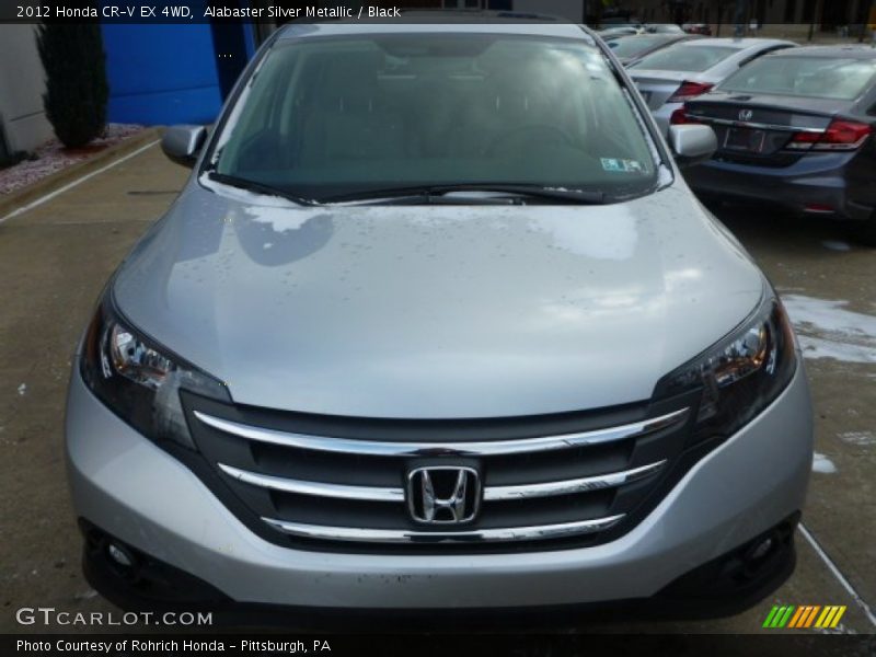 Alabaster Silver Metallic / Black 2012 Honda CR-V EX 4WD