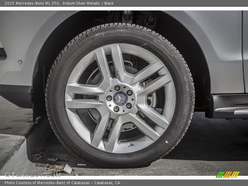 Iridium Silver Metallic / Black 2015 Mercedes-Benz ML 350
