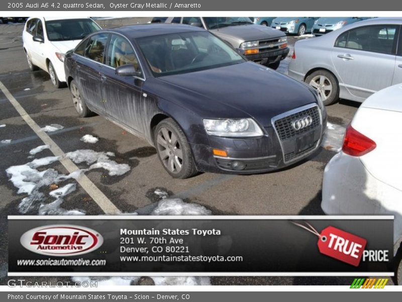 Oyster Gray Metallic / Amaretto 2005 Audi A6 4.2 quattro Sedan