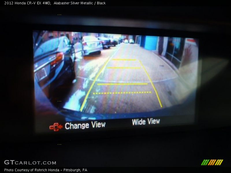 Alabaster Silver Metallic / Black 2012 Honda CR-V EX 4WD